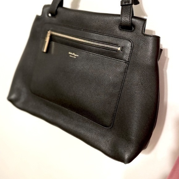 SALVATORE FERRAGAMO Italian Butter Leather Satchel - Picture 3 of 16